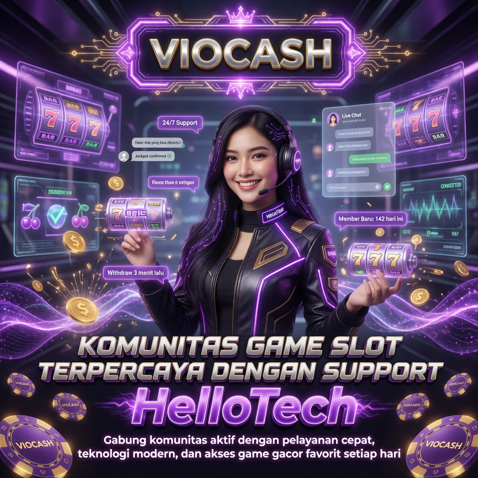 VIOCASH : Komunitas Game Slot Terpercaya dengan Support HelloTech